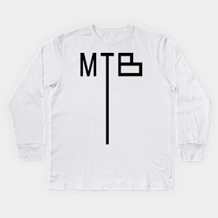 MTB logo /cycling Kids Long Sleeve T-Shirt